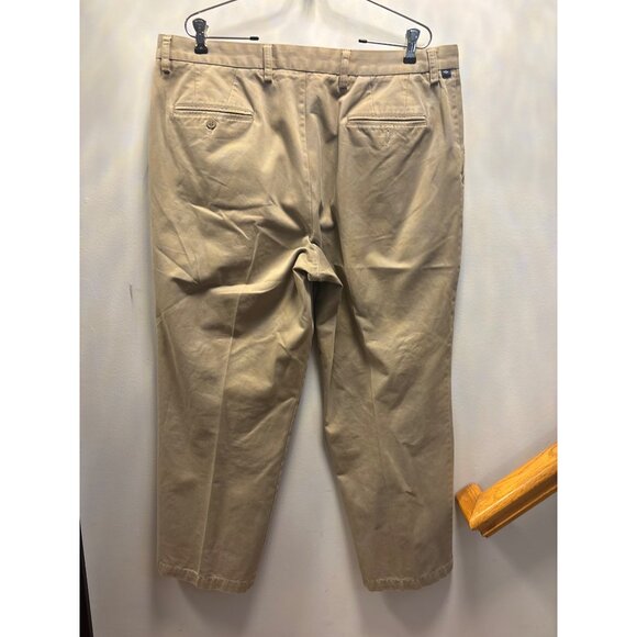 Dockers Khaki Chino Pants 38x31 Slim Fit Flat Front Cotton Blend Classic Style - Picture 8 of 12